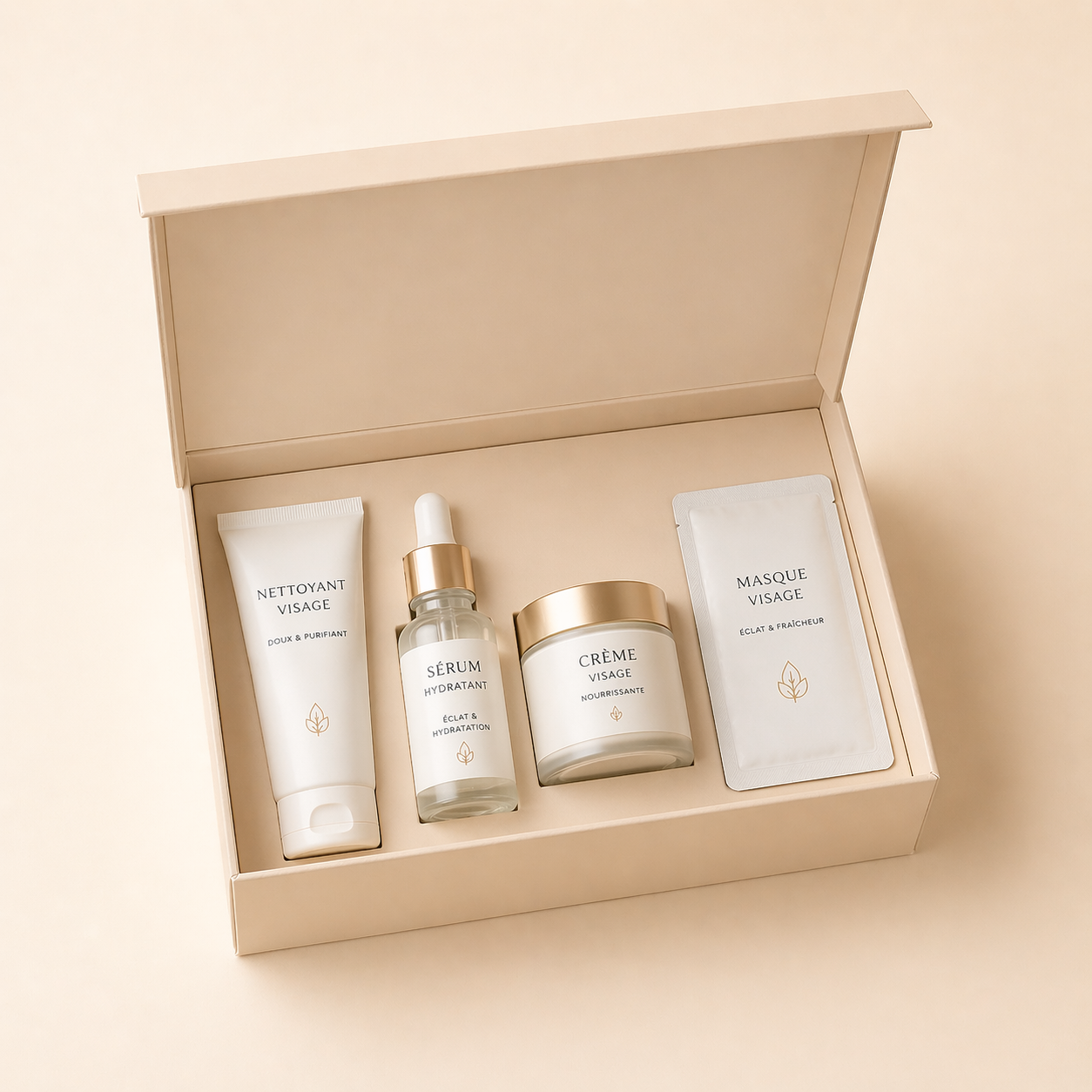 Coffret Soin du Visage – Peau Lisse, Hydratée & Éclat Naturel