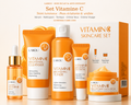 Coffret Éclat Vitamine C — Routine Anti-Taches & Teint Lumineux 5 Soins