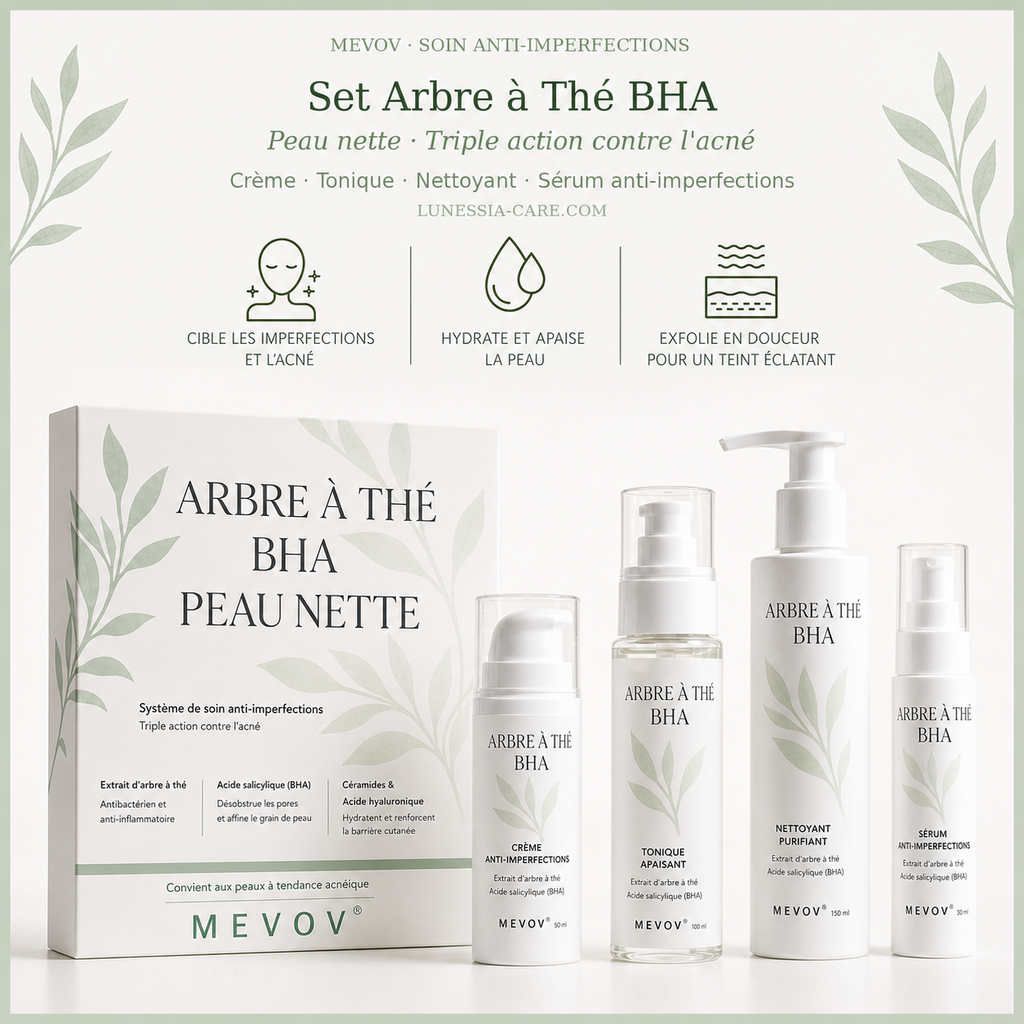 Coffret Peau Nette — Routine Anti-Imperfections Arbre à Thé & BHA